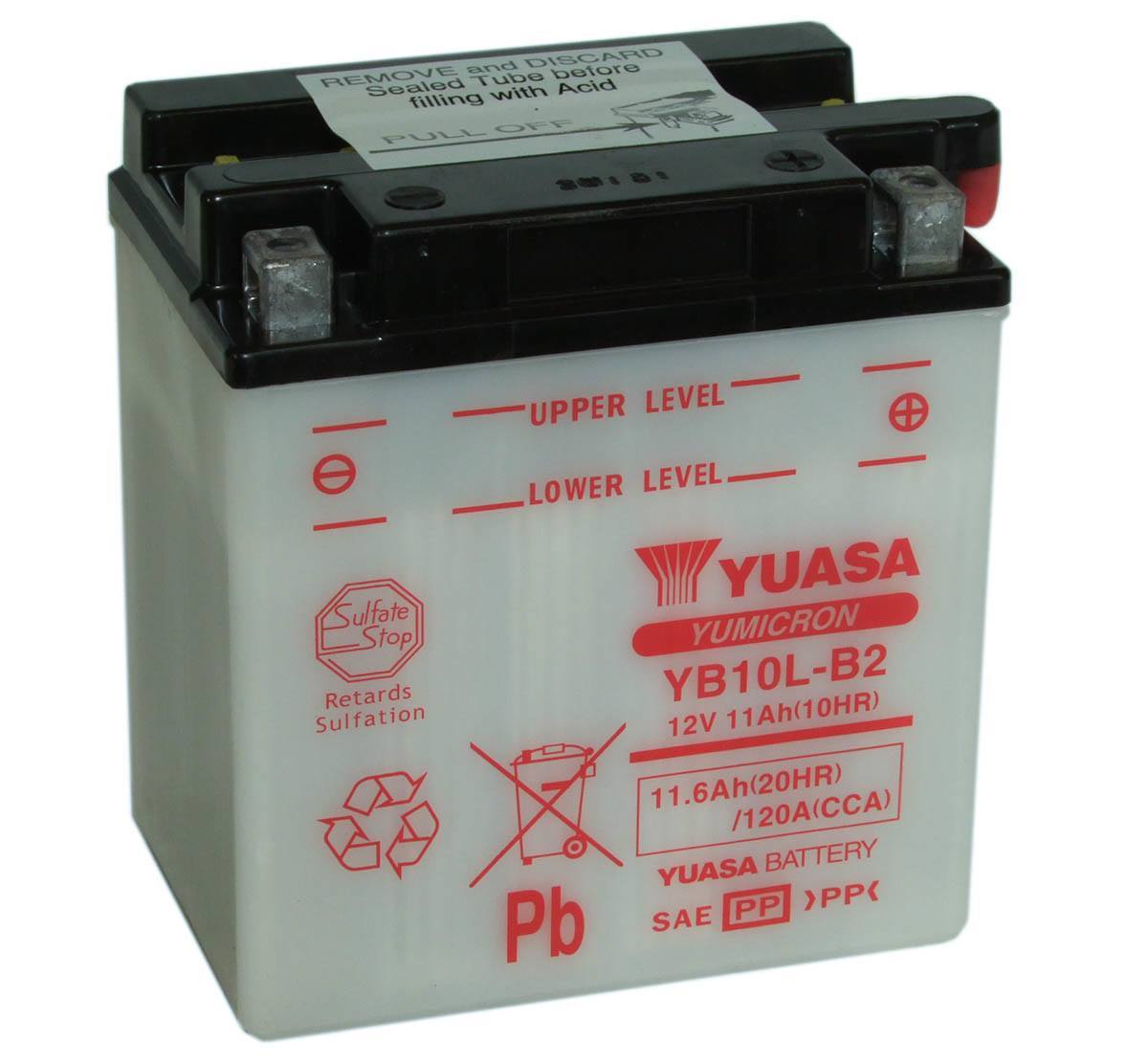 baterie Yuasa YB10L-B2 - Apasa pe imagine pentru inchidere